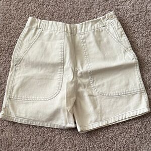 Women's Tan Cargo Shorts